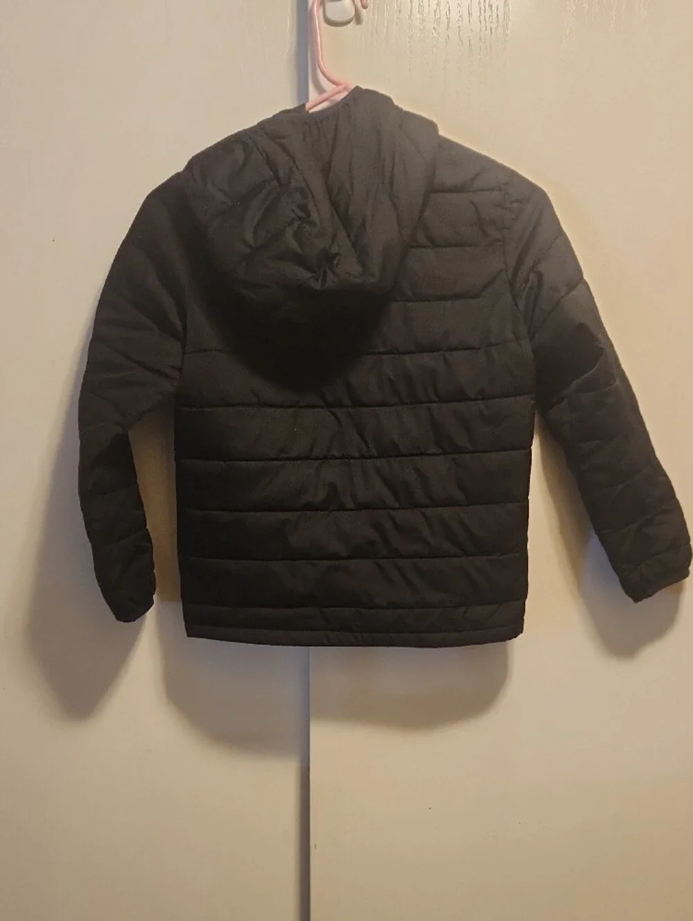 GAP Kids Small Black Quilted Hooded Puffer Jacket
